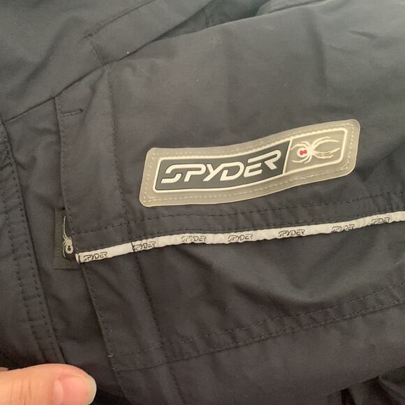 Spyder mens large Entrant gii black jacket ski snow board winter coat reflective - Picture 9 of 16